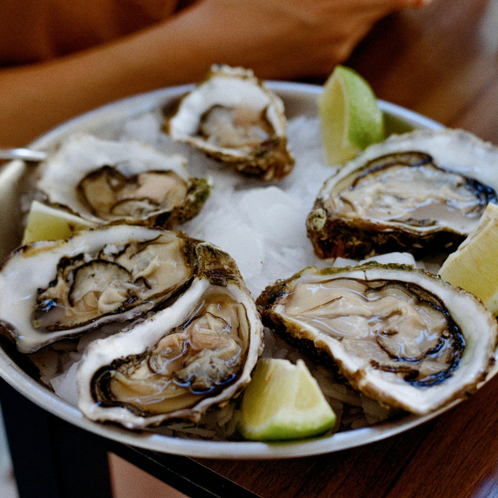 3 Østers med Garniture